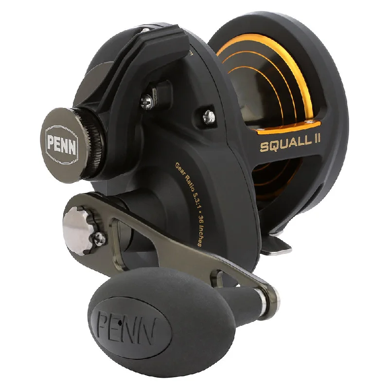 Ultra-Lightweight Fishing Reel-PENN Squall II Lever Drag SQLII25NLD Conventional Reel [1594613]