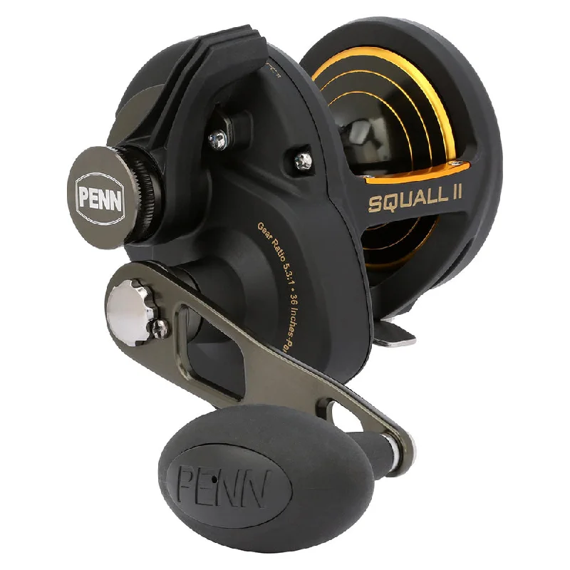 Fishing Reel with Power and Durability-PENN Squall II Lever Drag SQLII30LD Conventional Reel [1594614]