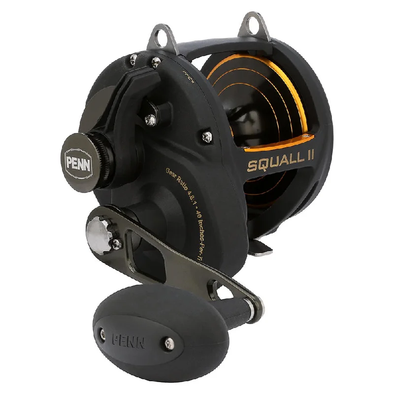 Easy-to-Use Fishing Reel-PENN Squall II Lever Drag SQLII50LD Conventional Reel [1594617]