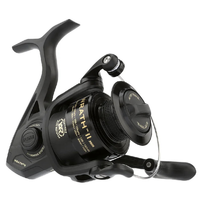 Fishing Reel with Superior Casting Distance-PENN Wrath II 3000 Spinning Reel WRTHII3000C [1594625]