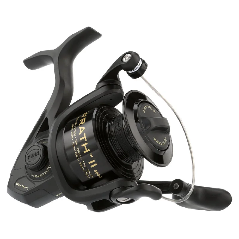 Quality Baitcasting Fishing Reel-PENN Wrath II 4000 Spinning Reel WRTHII4000C [1594626]