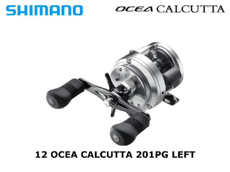 Durable Fishing Reel-Shimano 12 Ocea Calucutta 201PG Left