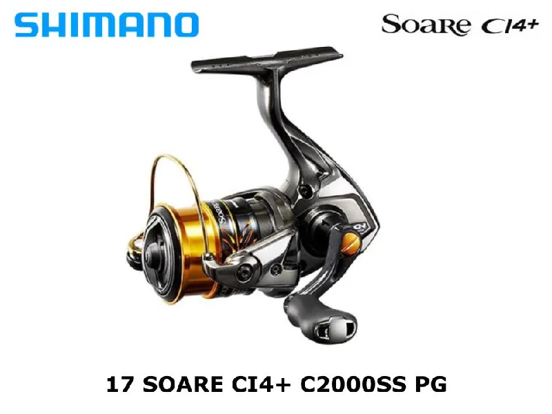 Fishing Reel for Precision Line Control-Shimano 17 Soare CI4+ C2000SS PG