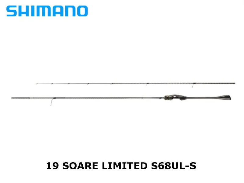 Fishing Rod with Carbon Material-Pre-Order Shimano 19 Soare Limited S68UL-S