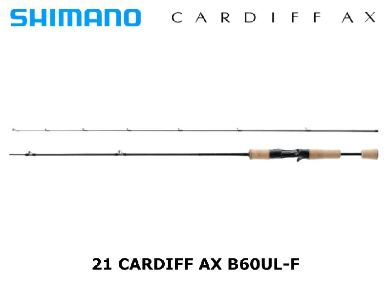 Travel-Friendly Lightweight Fishing Rod-Shimano 21 Cardiff AX B60UL-F