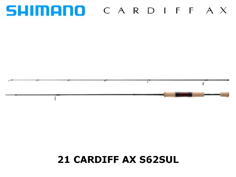 Durable Fishing Rod-Pre-Order Shimano 21 Cardiff AX S62SUL