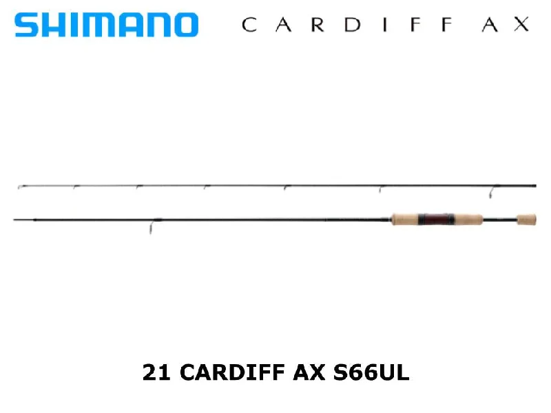 Sturdy and Compact Fishing Rod-Pre-Order Shimano 21 Cardiff AX S66UL