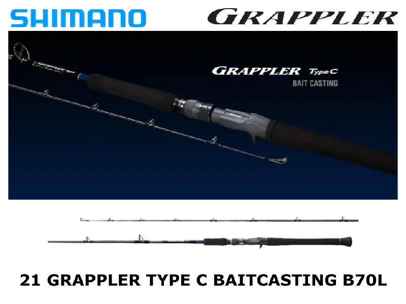 Unique Design Fishing Rod-Shimano 21 Grappler Type C Baitcasting B70L