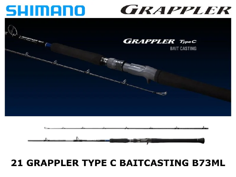 Fishing Rod with Superior Durability-Shimano 21 Grappler Type C Baitcasting B73ML