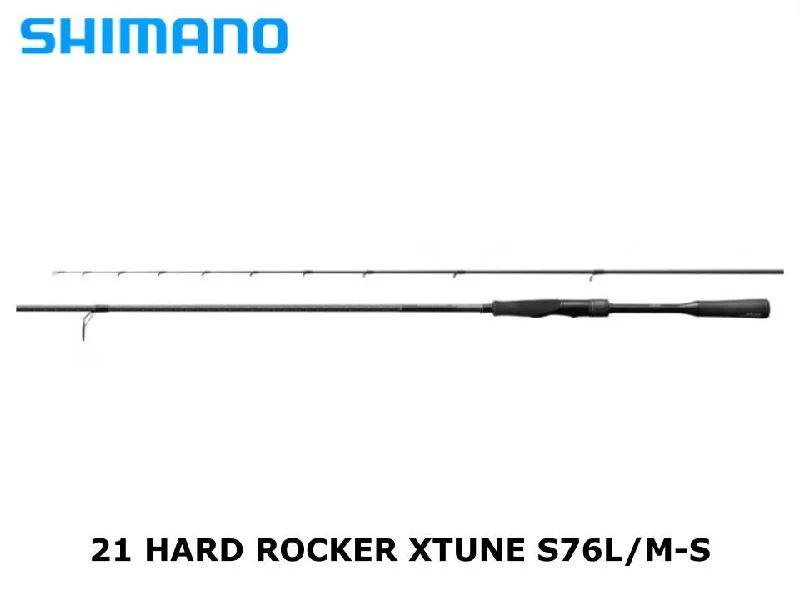 Fishing Rod for Angler-Shimano 21 Hard Rocker Xtune S76L/M-S