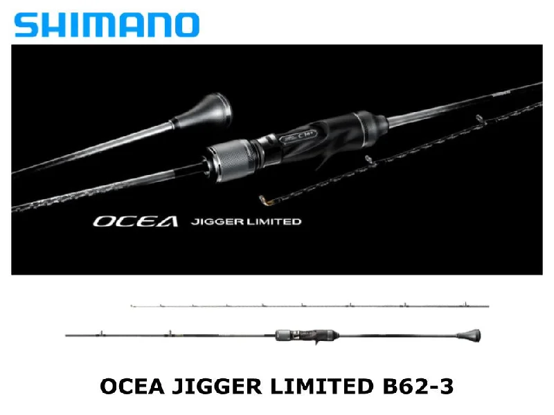 Fishing Rod for Weekend Trips-Shimano 21 Ocea Jigger Limited B62-3