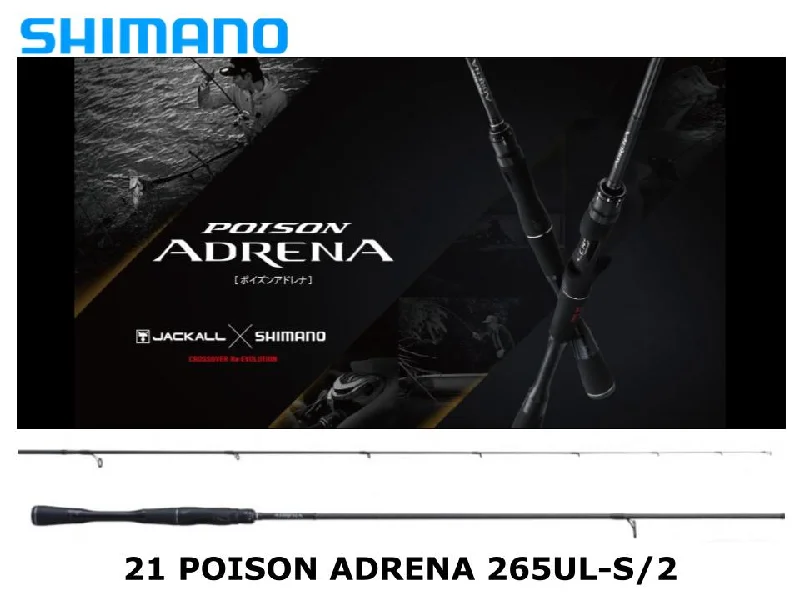 Best Fishing Rod-Shimano 21 Poison Adrena 265UL-S/2 Sensible Option