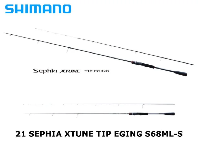 Ideal Fishing Rod for Novices-Pre-Order Shimano 21 Sephia Xtune Tip Eging S68ML-S