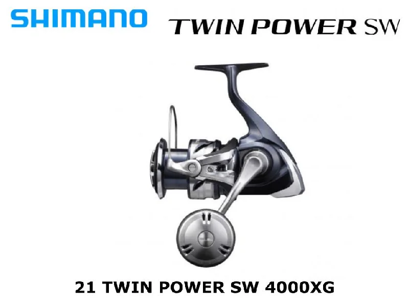 Fishing Reel with Anti-Twist Feature-Shimano 21 Twin Power SW 4000XG