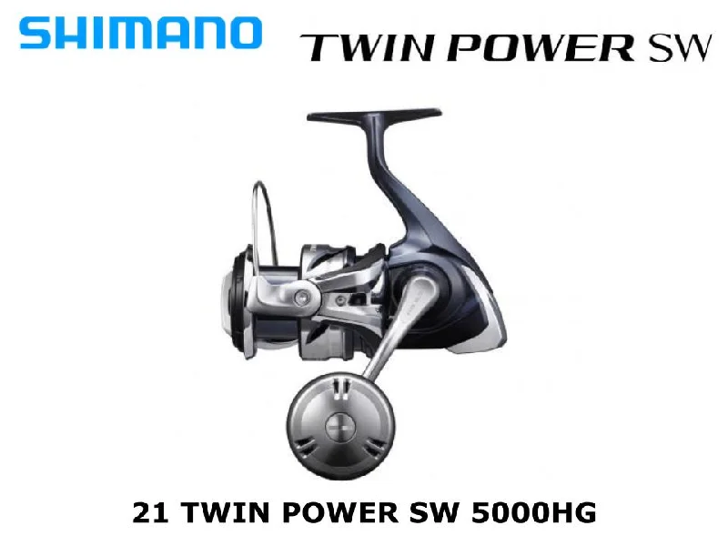 High Strength Fishing Reel-Shimano 21 Twin Power SW 5000HG