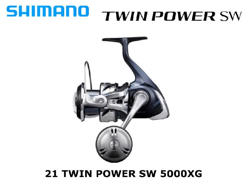 Fishing Reel for Deep Sea Fishing-Shimano 21 Twin Power SW 5000XG