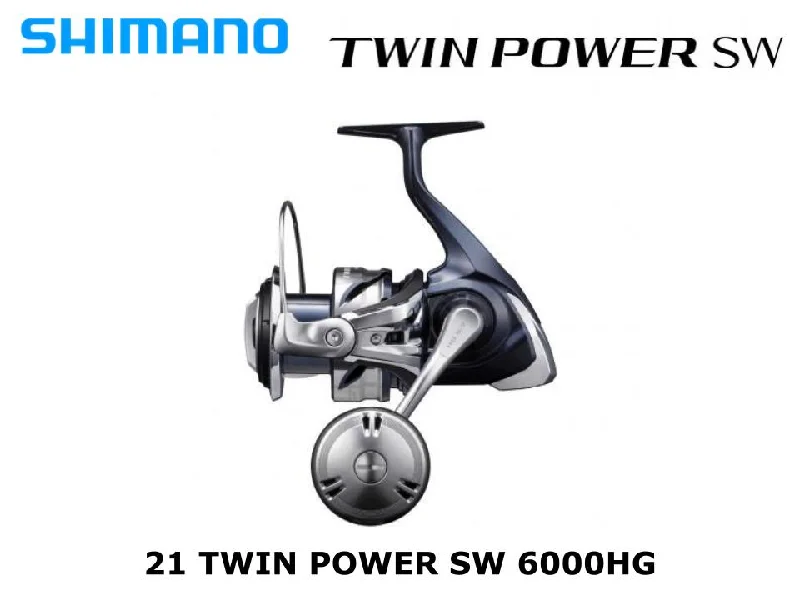 Smooth Drag Fishing Reel for Precision-Shimano 21 Twin Power SW 6000HG