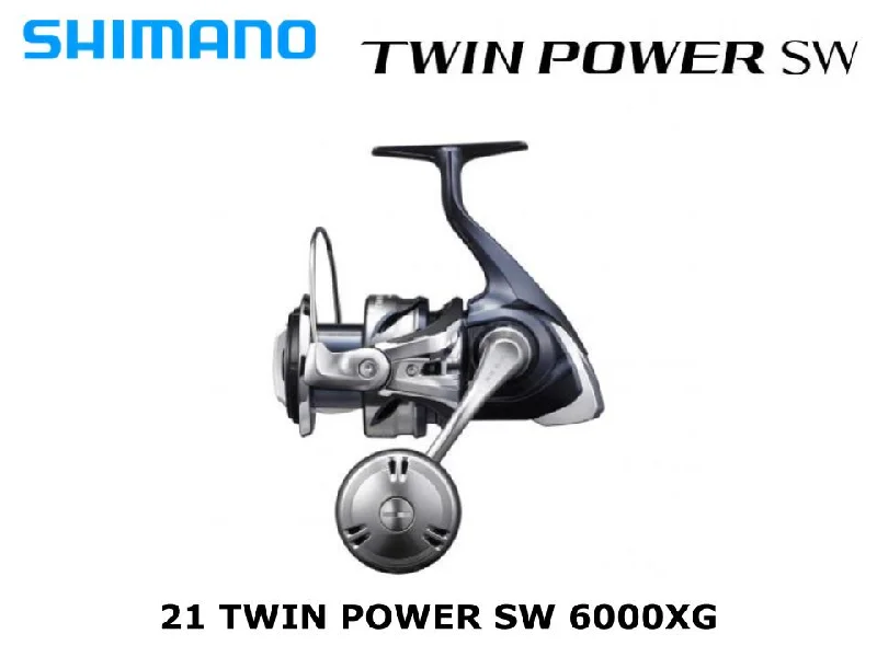 Saltwater Ready Fishing Reel-Shimano 21 Twin Power SW 6000XG