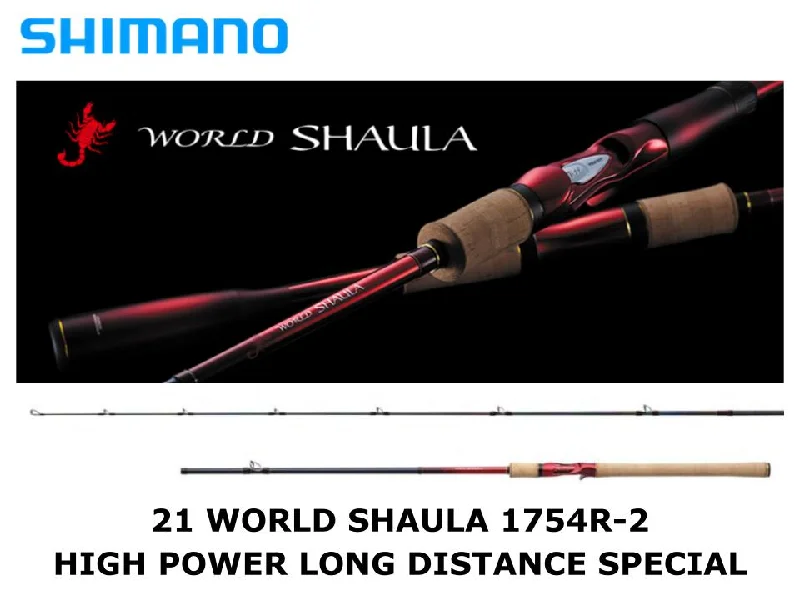 Carbon Fiber Fishing Rod-Shimano 21 World Shaula Baitcasting 1754R-2