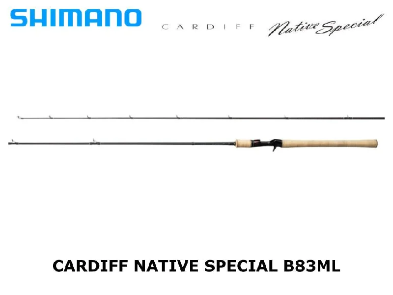 Professional Grade Fishing Rod-Pre-Order Shimano Cardiff Native Special B83ML