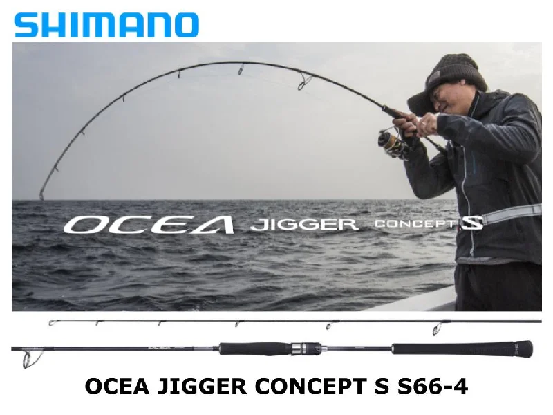 Fishing Rod for Young Anglers-Shimano Ocea Jigger Concept S S66-4