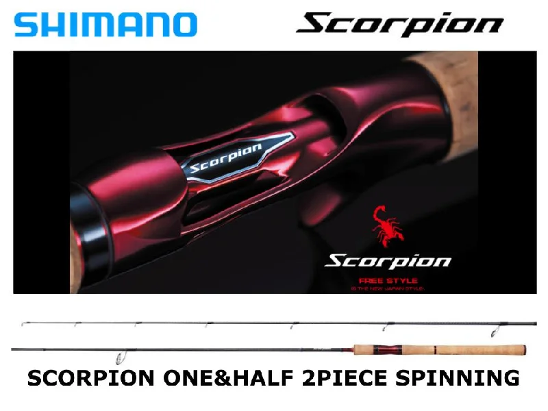 Fishing Rod for Saltwater and Freshwater-Pre-Order Shimano Scorpion 2831R-2 One and Half Two-Piece Spinning Model