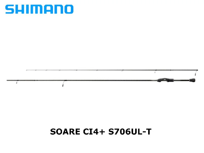 Multi-piece Fishing Rod-Shimano Soare CI4+ S706UL-T