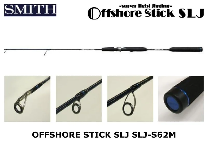 Fishing Rod for Weekend Trips-Smith Offshore Stick SLJ SLJ-S62M