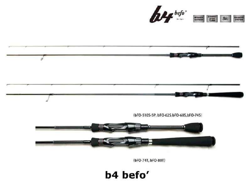 Fishing Rod for Streamline Casting-Tict B4 Befo bFO-62S