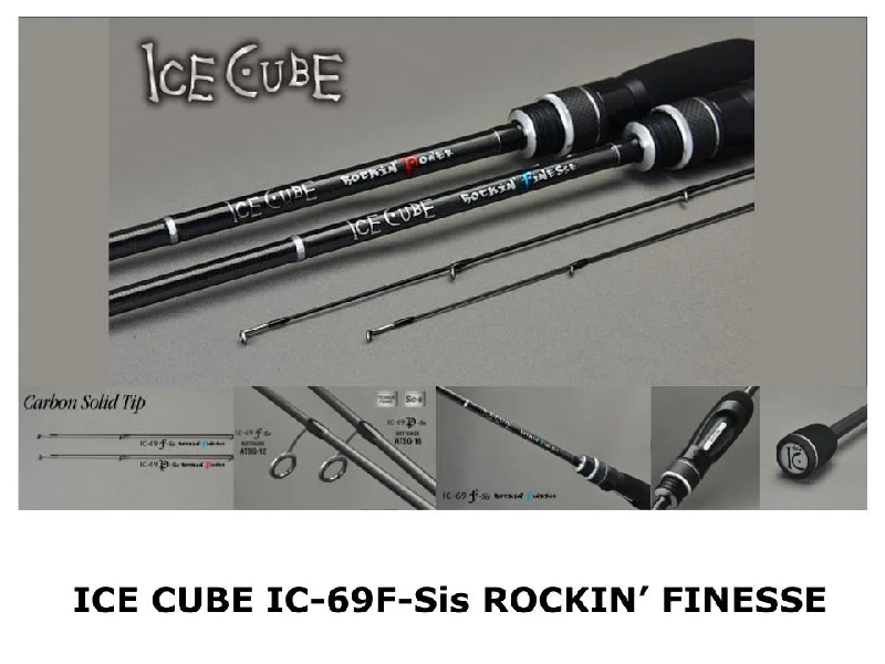 Affordable and Reliable Fishing Rod-Tict Ice Cube IC-69F-Sis Rockin' Finesse