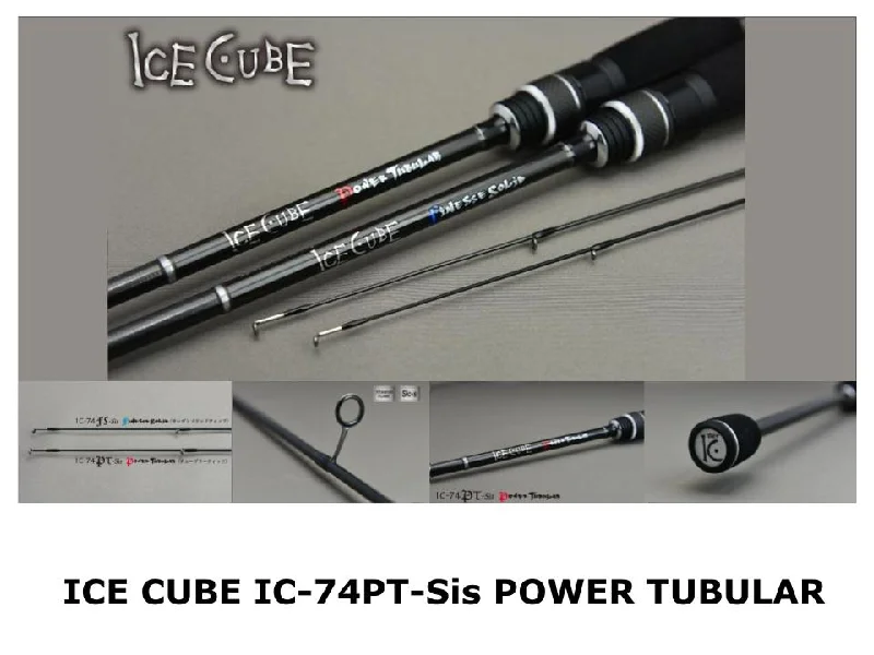 Fishing Rod for Light and Heavy Tackle-Tict Ice Cube IC-74PT-Sis Power Tubular