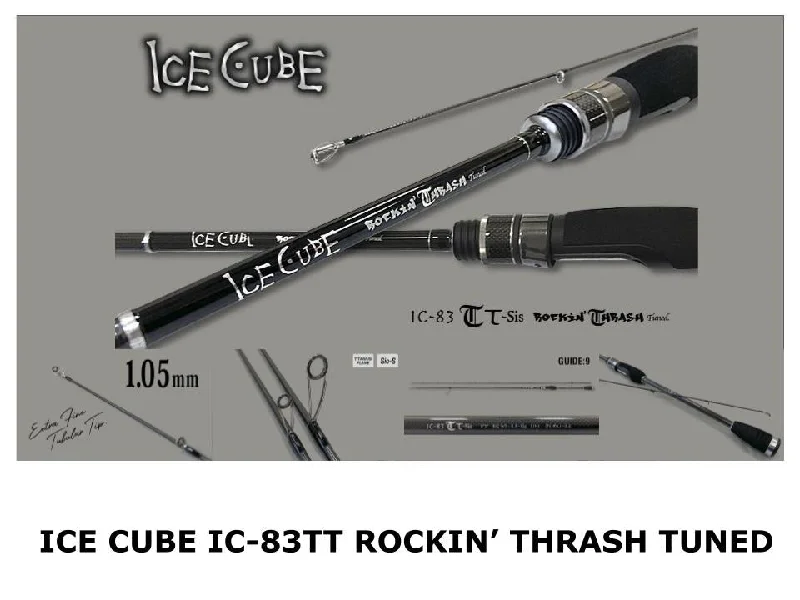 Fishing Rod for Smooth Casting Action-Tict Ice Cube IC-83TT Rockin' Thrash Tuned