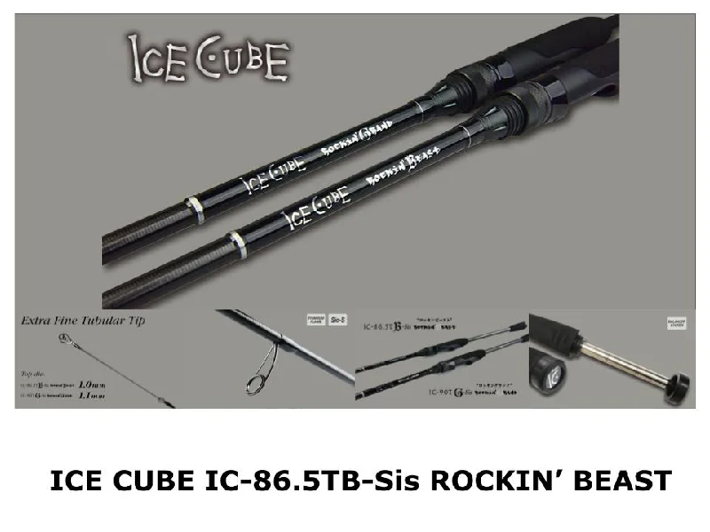 Ideal Fishing Rod for Weekend Getaways-Tict Ice Cube IC-86.5TB-Sis Rockin' Breast