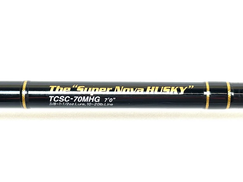 Fishing Rod for All Types of Fish-Used Evergreen Tactics TCSC-70MHG The Super Nova Husky