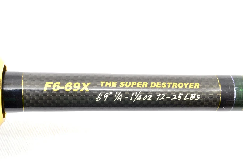 Quality Fishing Rod for Anglers-Used Megabass Destroyer F6-69X Super destroyer