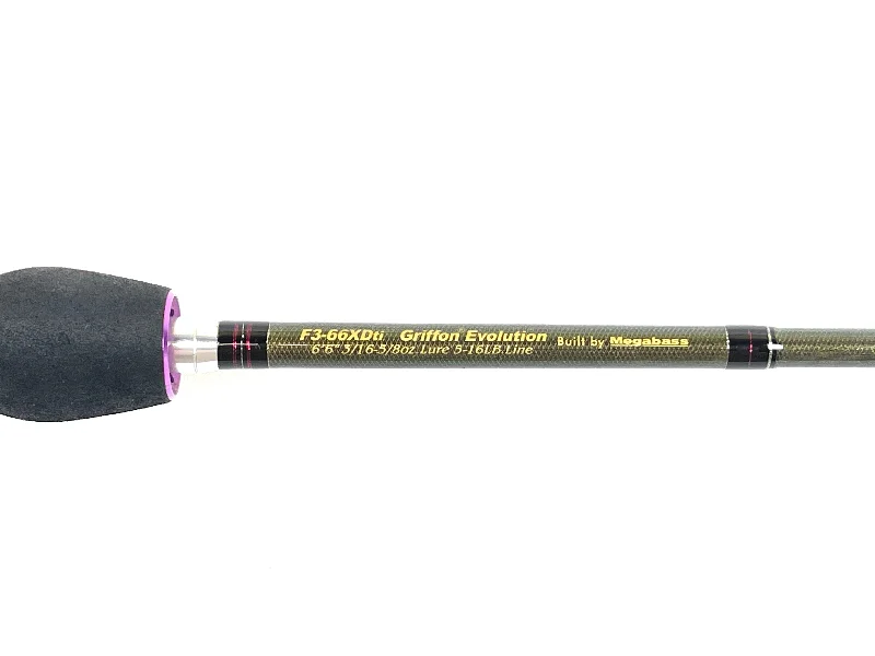 Freshwater Fishing Rod-Used Megabass Evoluzion F3-66XDti Griffon Evolution