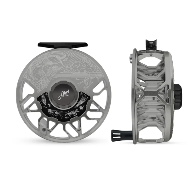 High Gear Ratio Fishing Reel-Abel Rove 9/11 - Underwood Salt - Satin Platinum