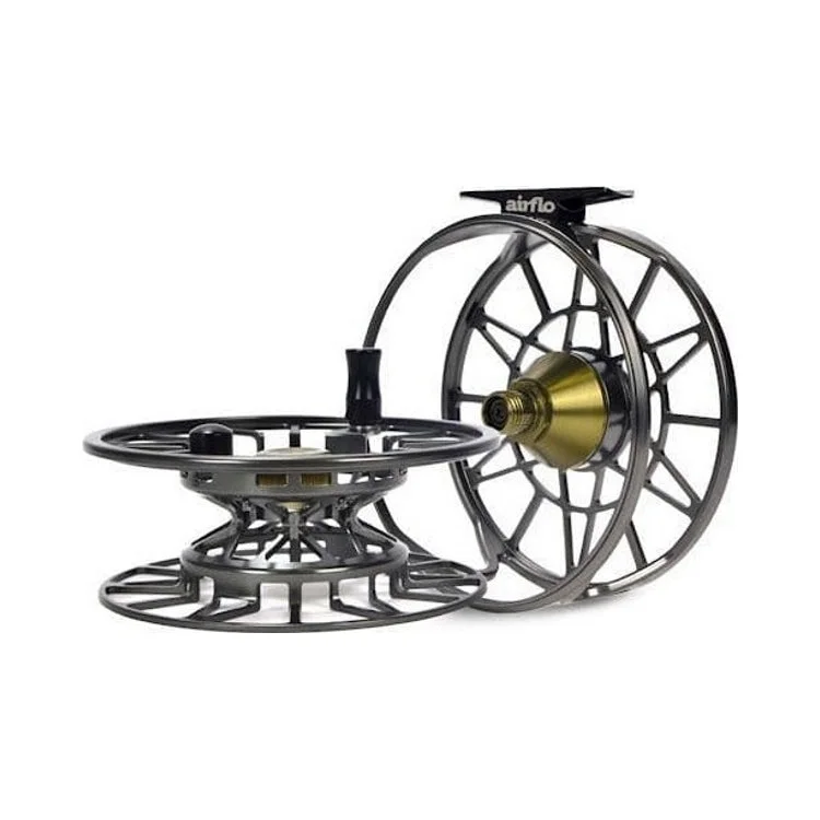 Fishing Reel with Powerful Drag System-Airflo V3 Large Arbour Fly Reels - Full Cage 2023 Model