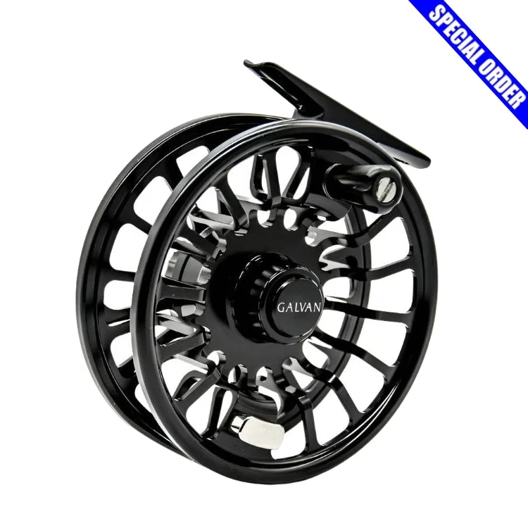 Compact Fishing Reel-Galvan Torque Fly Reel - Black