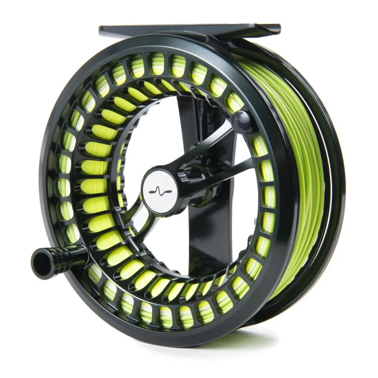 Fishing Reel for Catching Trophy Fish-Guideline Fario Click Fly Reel - Forest Grey