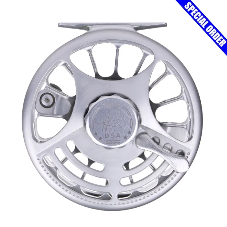 Reel for Spinning Rod-Seigler Saltwater Fly Reel - Silver