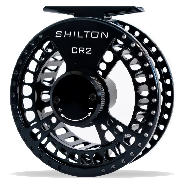 Reliable Reel for Catching Big Game-Shilton CR Series Fly Reels - Black