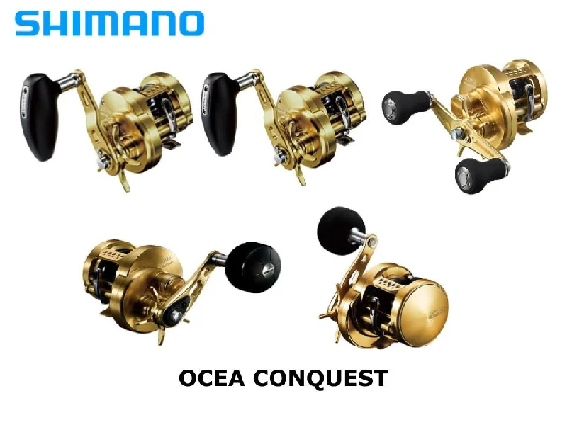 Fishing Reel for Salmon-Shimano 14 Ocea Conquest 200HG Right