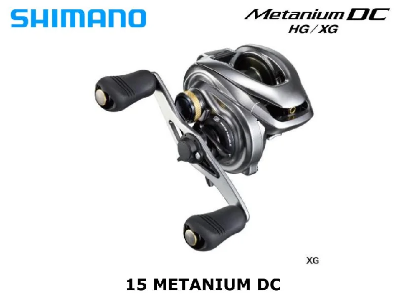 Advanced Baitcasting Fishing Reel-Shimano 15 Metanium DC HG Left