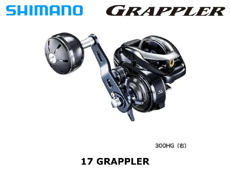 Reliable Drag System Fishing Reel-Pre-Order Shimano 17 Grappler 301HG Left