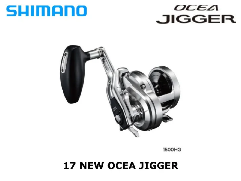 Compact Fishing Reel with High Performance-Shimano 17 Ocea Jigger 2001NRPG