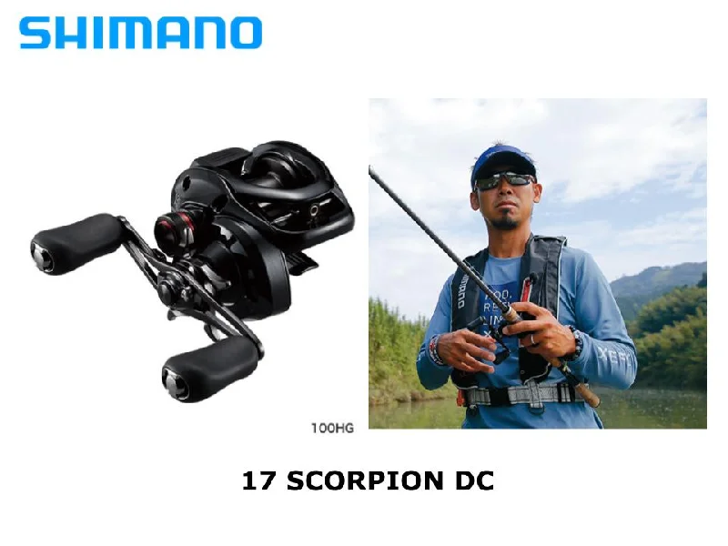 Adjustable Drag Fishing Reel-Shimano 17 Scorpion DC 100HG Right