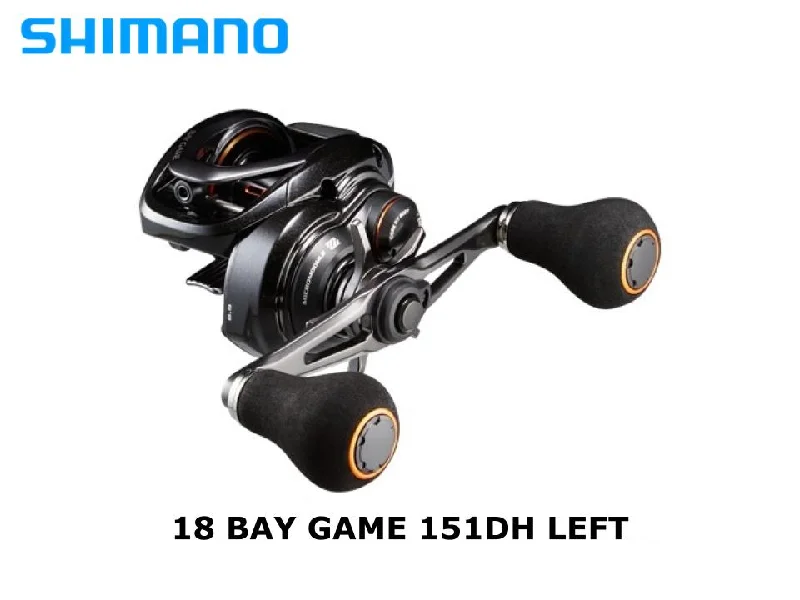 Lightweight and Strong Fishing Reel-Pre-Order Shimano 18 Bay Game 151DH Left