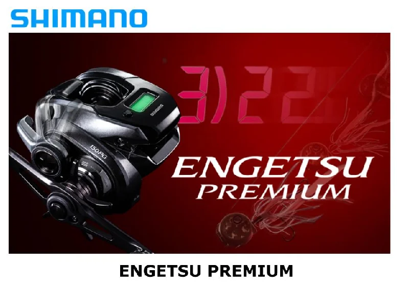 Fishing Reel with Anti-Twist Feature-Pre-Order Shimano 18 Engetsu Premium 150HG Right