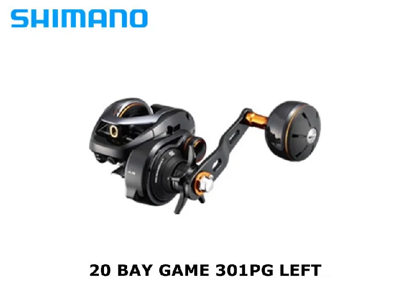 Adjustable Drag Fishing Reel-Shimano 20 Bay Game 301PG Left